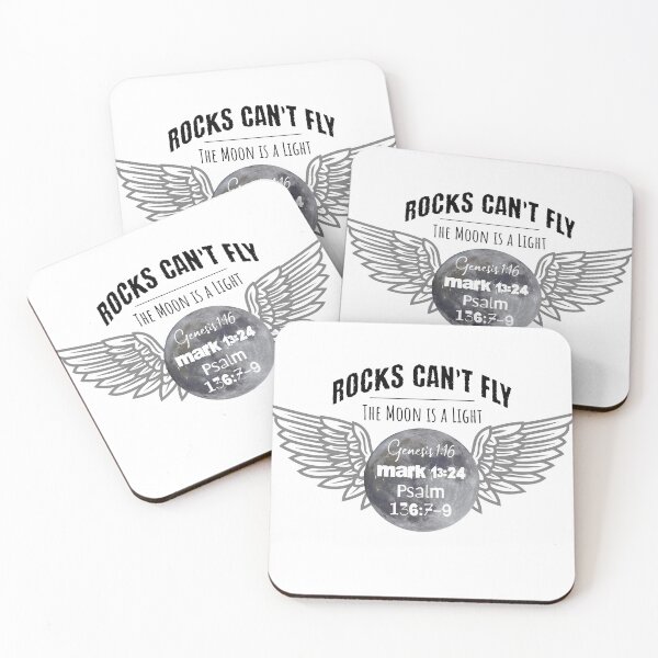 Item preview, Rocks Can't Fly: The Moon Is A Light - Biblical Flat Earth Torah Bible Design designed and sold by Andrew Carter.