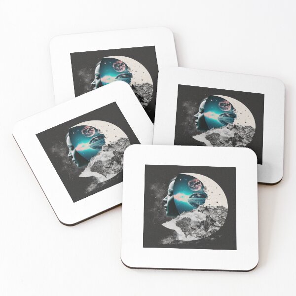 Item preview, Collage Moon Face designed and sold by DreadX3.