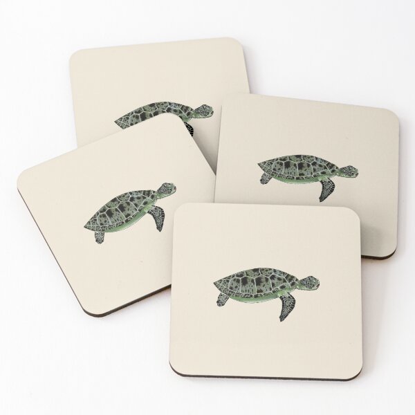 Item preview, Green Sea Turtle - Original Digital Painting designed and sold by ElomaArts.