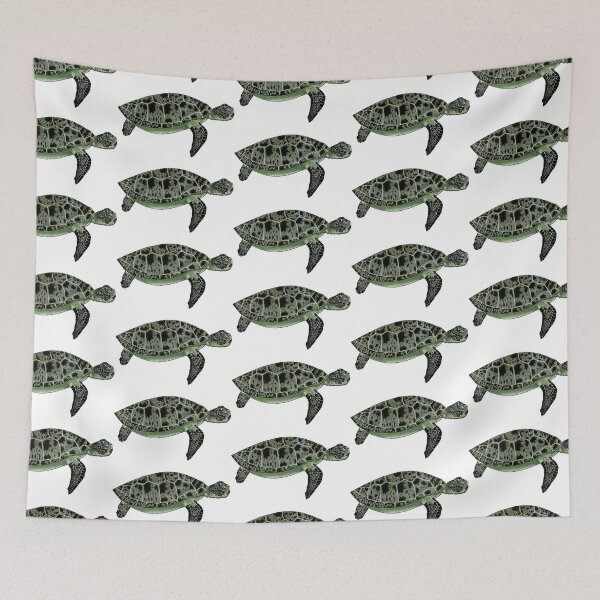 Item preview, Green Sea Turtle - Original Digital Painting designed and sold by ElomaArts.