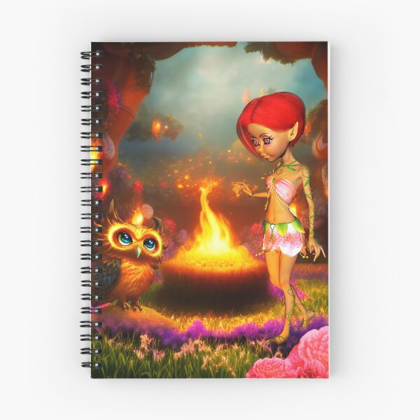 Item preview, The Amazing Adventures of Fairy and Fire Owl designed and sold by nicky2342.
