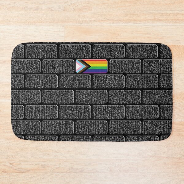 Item preview, LGBTQIA Pride Flag Big Brick in the Wall designed and sold by TheirChoice.