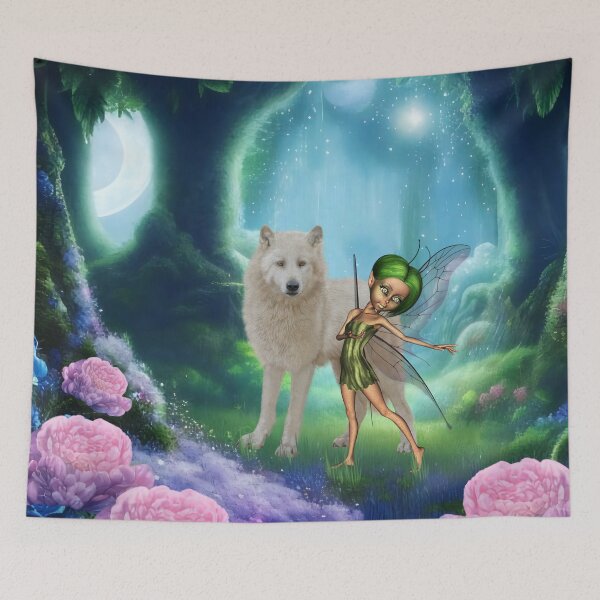 Item preview, The Magical Friendship of Fairy and Wolf designed and sold by nicky2342.