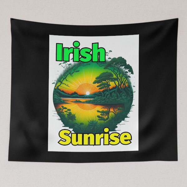 Item preview, Irish Sunrise Lake Trees designed and sold by IrishPOD.
