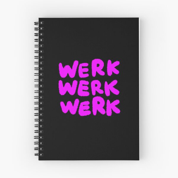 Item preview, WERK WERK WERK Brush Stroke Handwritten designed and sold by solotrip.
