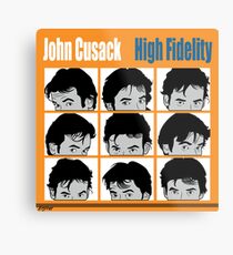 High Fidelity - John Cusak Metal Print