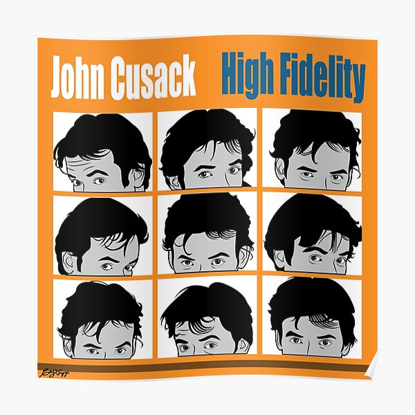 High Fidelity - John Cusak Poster