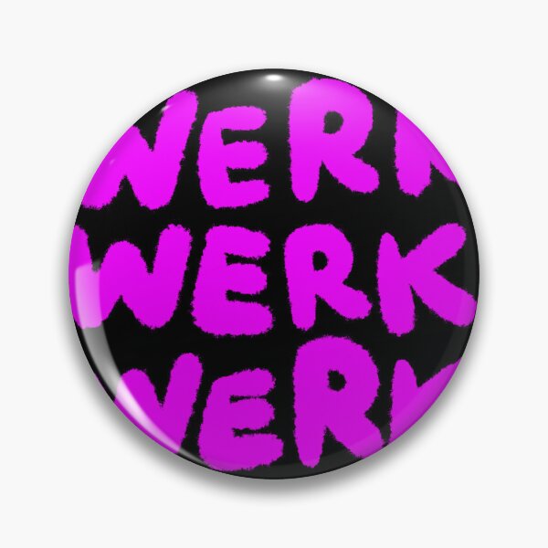 Item preview, WERK WERK WERK Brush Stroke Handwritten designed and sold by solotrip.