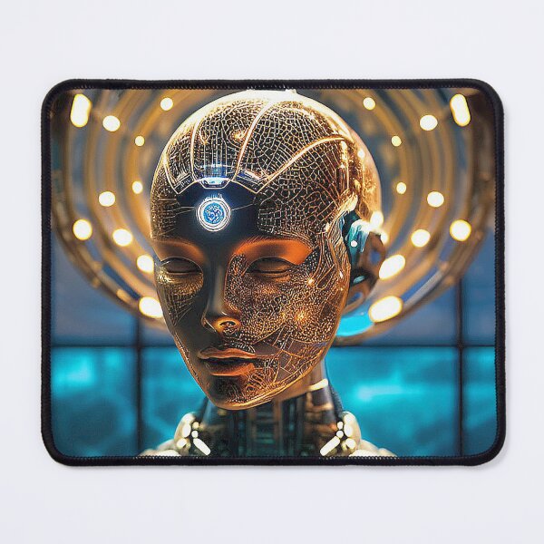Item preview, Golden female android designed and sold by Minpadesign.