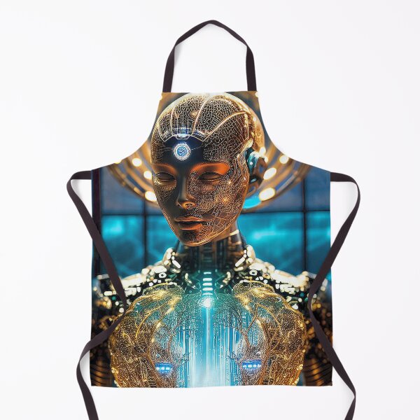 Item preview, Golden female android designed and sold by Minpadesign.