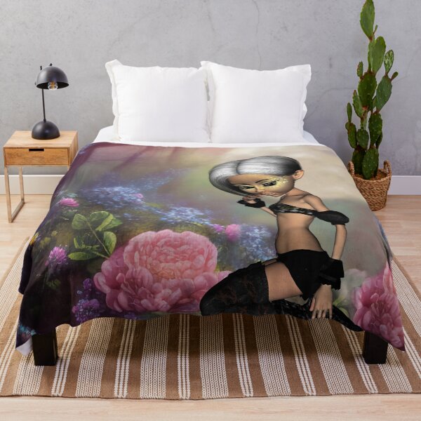 Item preview, Cute fairy in the sleepy garden designed and sold by nicky2342.