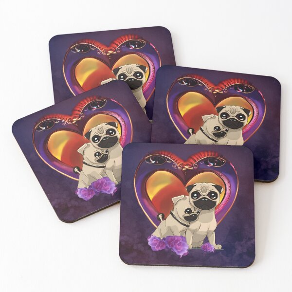Item preview, Little pug in love designed and sold by nicky2342.