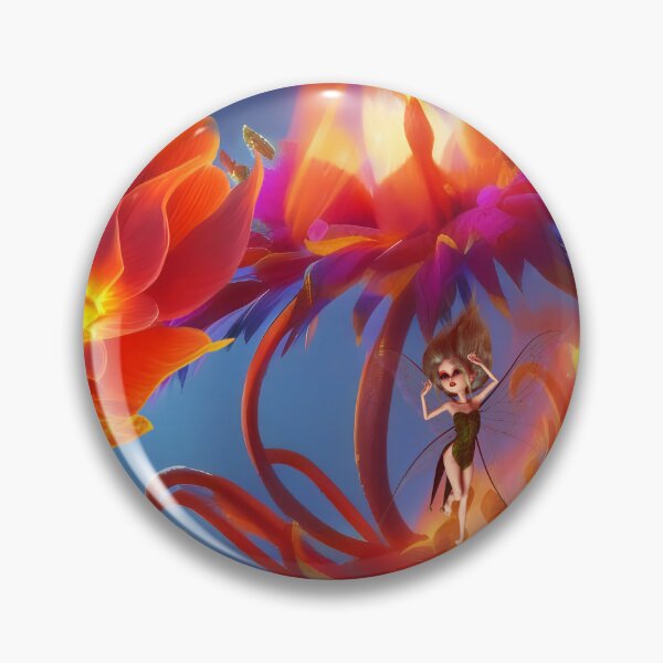 Item preview, The ever-blooming fire flower with fairy designed and sold by nicky2342.