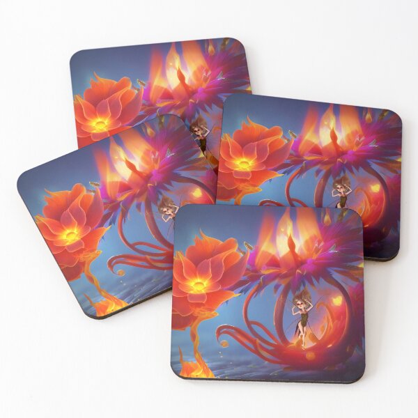 Item preview, The ever-blooming fire flower with fairy designed and sold by nicky2342.