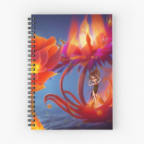 Item preview, The ever-blooming fire flower with fairy designed and sold by nicky2342.