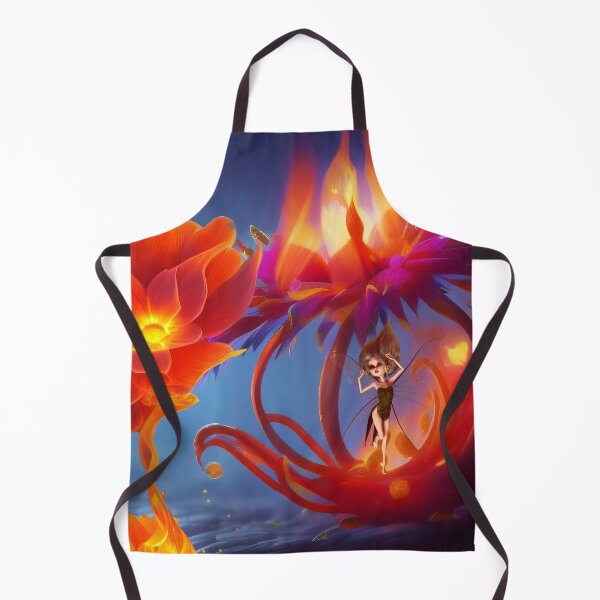 Item preview, The ever-blooming fire flower with fairy designed and sold by nicky2342.