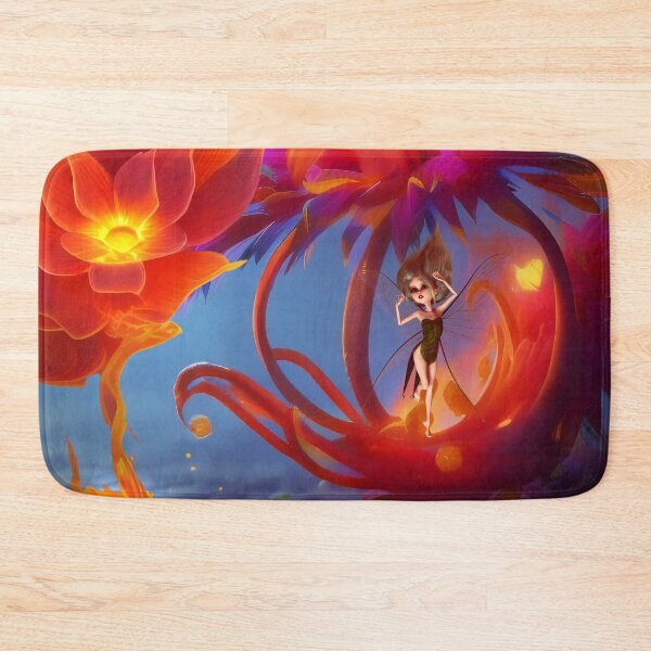 Item preview, The ever-blooming fire flower with fairy designed and sold by nicky2342.