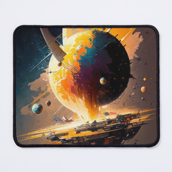 Item preview, Abstract Colorful Planet designed and sold by WarHaven.