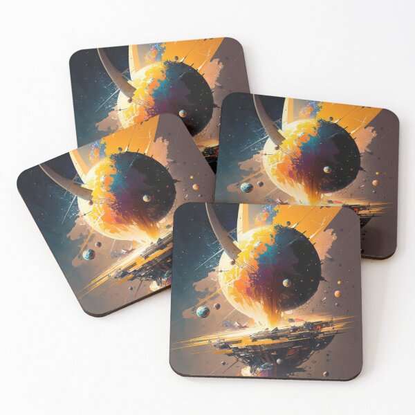Item preview, Abstract Colorful Planet designed and sold by WarHaven.