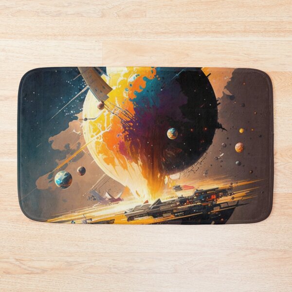 Item preview, Abstract Colorful Planet designed and sold by WarHaven.