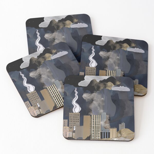 Item preview, Volcanic Vista: An Industrial Town Beneath a Volcano designed and sold by Michael Bollin.