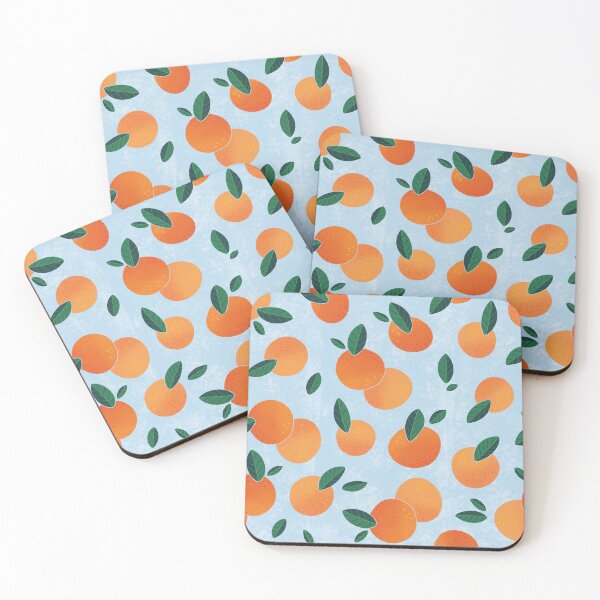 Item preview, Burst of Orange - Orange + Blue designed and sold by tawnart.