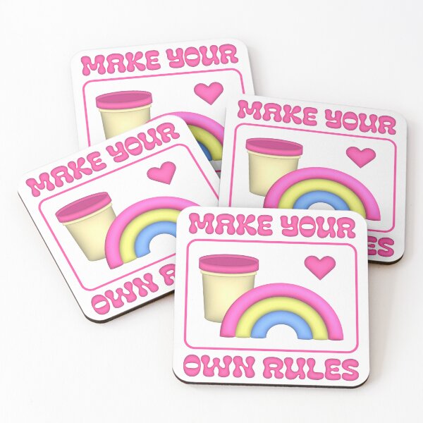 Item preview, Make your own rules - pan flag  designed and sold by ICantFindMyFish.