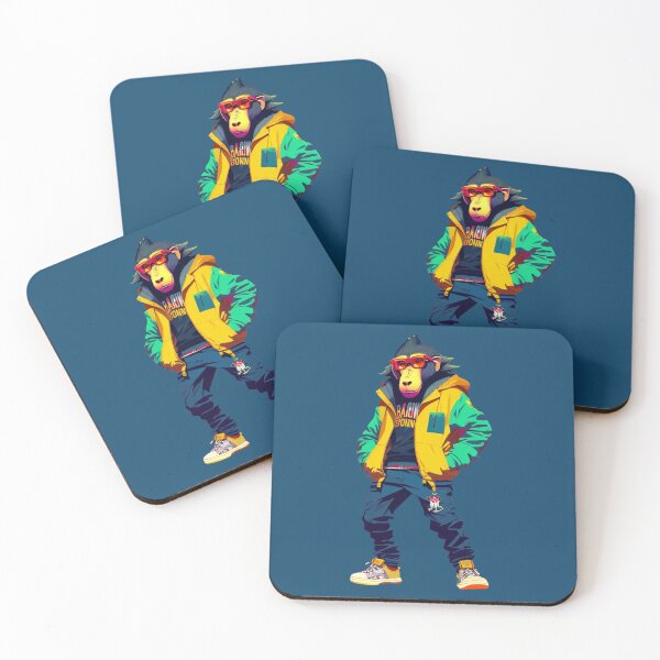 Item preview, Hipster Baboon V17 designed and sold by HipsterAnimals.