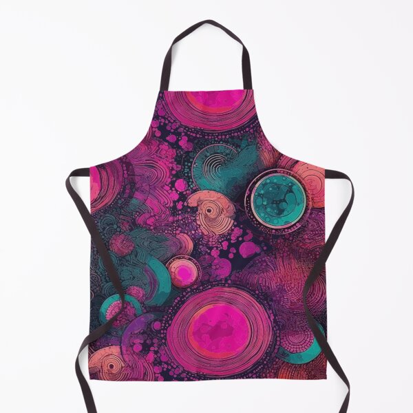 Item preview, Pink Blue Purple Space-Inspired Abstract Art Print designed and sold by jimirads.