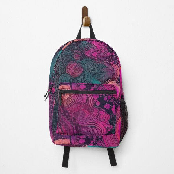 Item preview, Pink Blue Purple Space-Inspired Abstract Art Print designed and sold by jimirads.