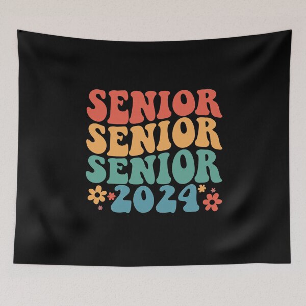 Item preview, Class of 2024 Gifts Senior 2024 Graduation Retro Seniors Pullover Hoodie designed and sold by PalMinShop.