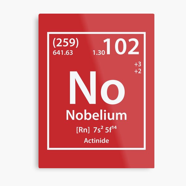 Aperçu de l'œuvre Nobelium Element créée et vendue par cerebrands.