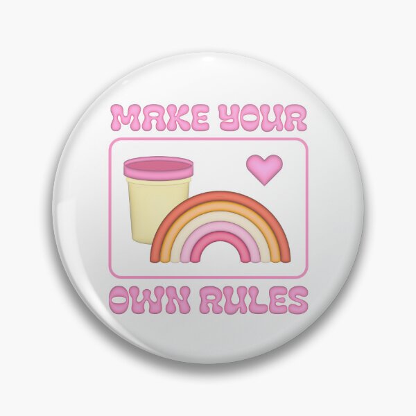 Item preview, Make your own rules - lesbian flag  designed and sold by ICantFindMyFish.