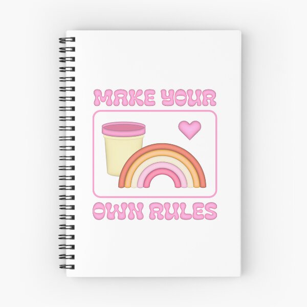 Item preview, Make your own rules - lesbian flag  designed and sold by ICantFindMyFish.