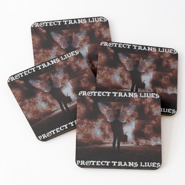 Item preview, protect trans lives  designed and sold by STAYOKJACK.