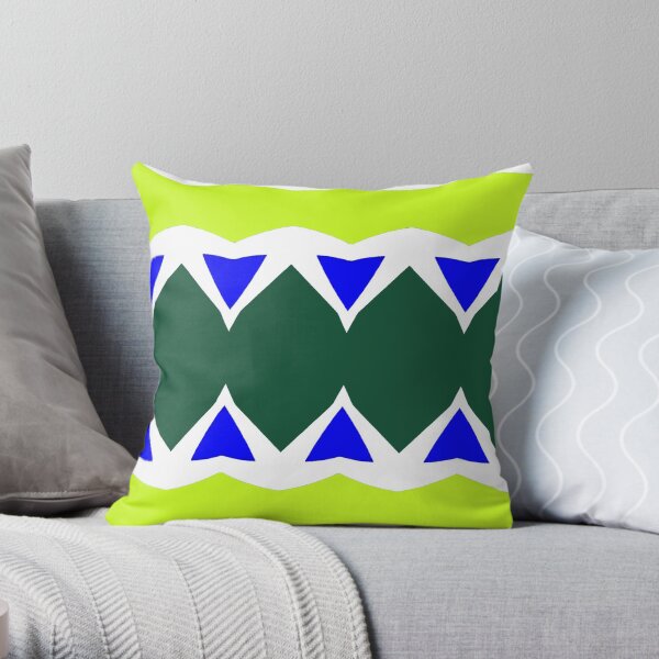 Cool tones. Throw Pillow