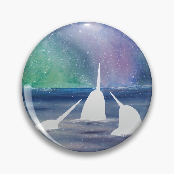 Item preview, Cold Ocean Narwhals Glow designed and sold by ElementalEmbers.