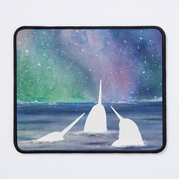 Item preview, Cold Ocean Narwhals Glow designed and sold by ElementalEmbers.