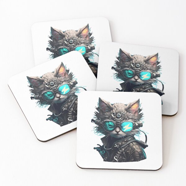 Item preview, Cyberpunk Kitten designed and sold by Anon42.