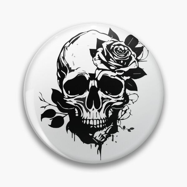 Item preview, Skull and Rose  designed and sold by PGasbarroneArt.