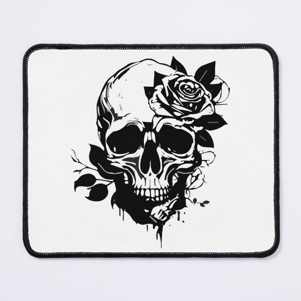 Item preview, Skull and Rose designed and sold by PGasbarroneArt.