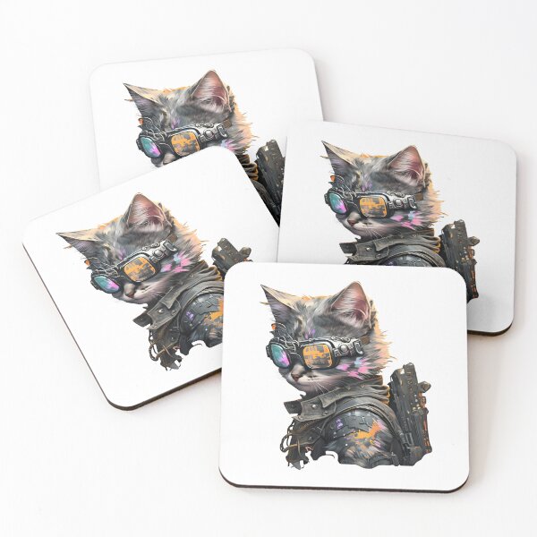 Item preview, Cyberpunk Kitten designed and sold by Anon42.