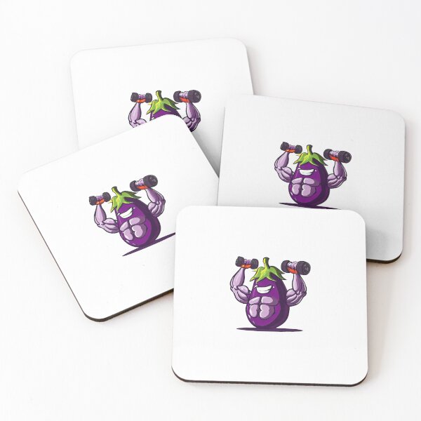 Item preview, Muscly Eggplant designed and sold by tenkscorner.