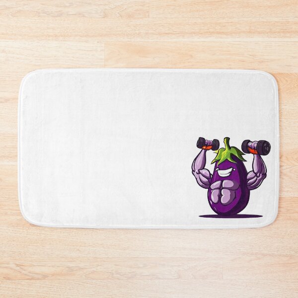 Item preview, Muscly Eggplant designed and sold by tenkscorner.