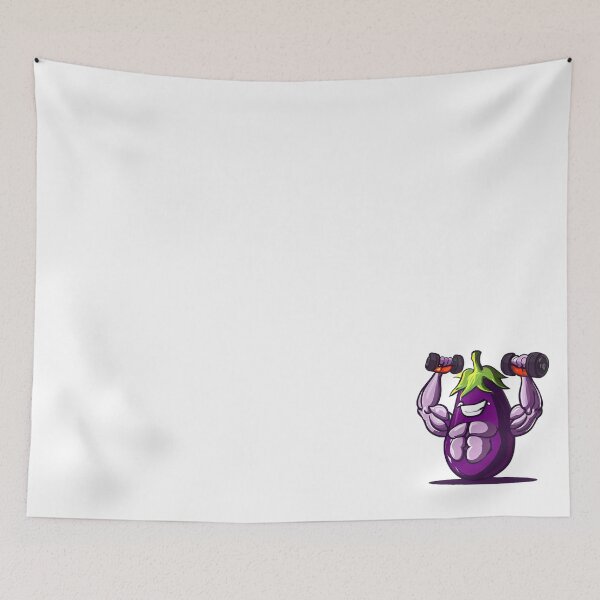 Item preview, Muscly Eggplant designed and sold by tenkscorner.
