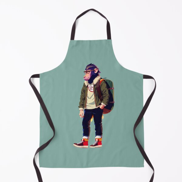 Item preview, Hipster Baboon V18 designed and sold by HipsterAnimals.