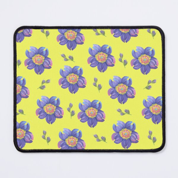 Item preview, Lilak Spring Flower pattern on yellow background, Petrykyvka art, Floral print dress, fantasy flowers designed and sold by Sunflower-7.
