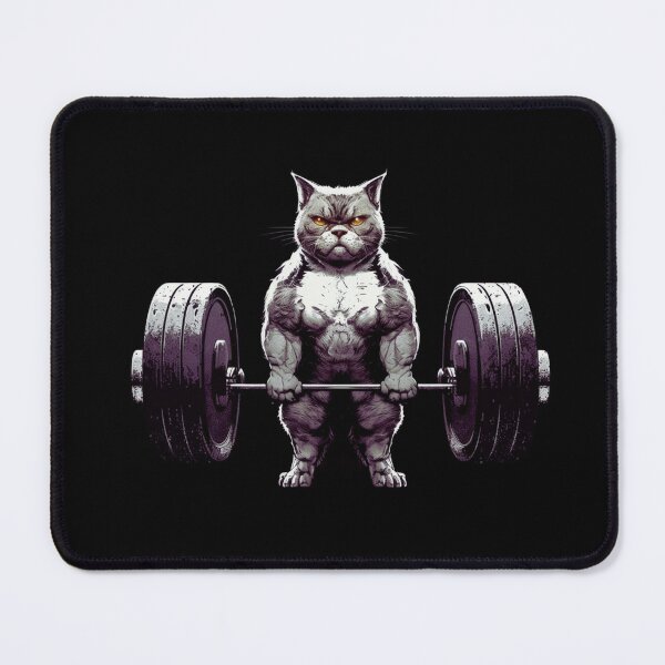 Cat Deadlift Powerlifting' Awesome Cats Gym Gift - Cat - Pillow