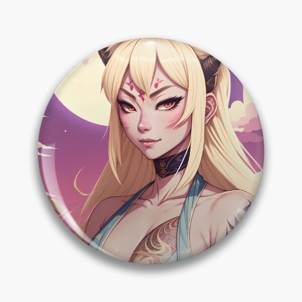 Item preview, Blonde Onna-bugeisha Night designed and sold by Henry Barre Art.