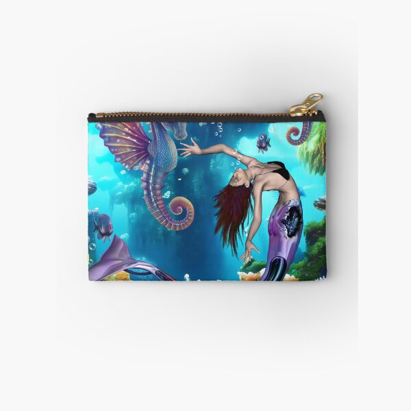 Item preview, Wonderful mermaid with seahorses designed and sold by nicky2342.